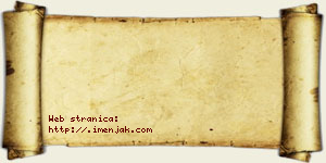 Jana Radojković vizit kartica